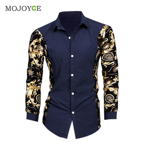 Men Luxury Slim Fit Stylish Casual Long Sleeve Dress Shirts Top Mens Dress Shirt Shirts for Men ELY