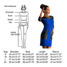 Mini Nightclubs Leisure PU leather Stitching Pocket Dress 1STL ELY