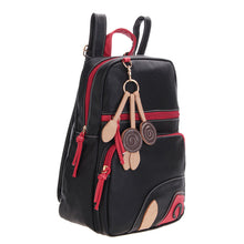 Black Red Women Bag PU leather Backpack Material School Bags for Teenagers Backpacks for Teenage Girls Mochila ELY