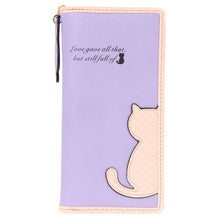 Women Lady Cute Cat Clutch Long Purse Wallet Card Holder Mobile Bag 6 Colors 1STL ELY