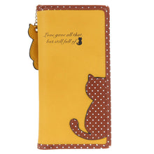 Women Lady Cute Cat Clutch Long Purse Wallet Card Holder Mobile Bag 6 Colors 1STL ELY