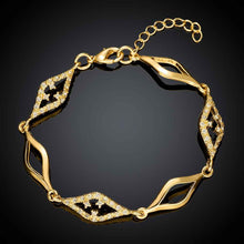 Girl Jewerly 18K GP Zircon casual star women bracelet pulseira masculina bangle SKGB 4 ELY