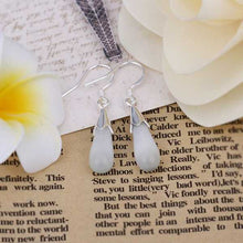 silver plated Earing Sterling Silver Jewelry Waterdrop drop Earrings 348 ELY