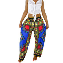 Pantalones Mujer Pants Women Boho Pants Boho Print Bohemia Traditional African Print Wide Leg Pants Trousers Women ELY