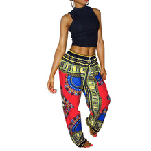 Pantalones Mujer Pants Women Boho Pants Boho Print Bohemia Traditional African Print Wide Leg Pants Trousers Women ELY