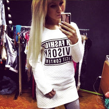 Women Dress Printed Top Casual Clothing Dress Mini Shift Dress Long T-shirt 1STL ELY