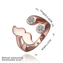 jewelry 18k GP eye beard rings ring364 ELY