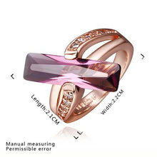 jewelry 18k GP violetta bar rings ring413 ELY