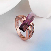 jewelry 18k GP violetta bar rings ring413 ELY