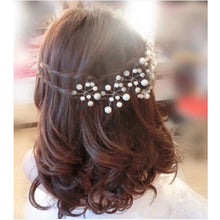 6Pcs Bridal Hair Pins Bridesmaid Pearl Flower Wedding Headpiece Party Hair Pins Hairpin Headpieces Hair Accessories ELY