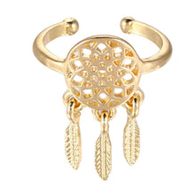 Dreamcatcher Ring Feather Charm Pendant Dream Catcher Wish Love Gift for Christamas Day Valentines day 1STL ELY