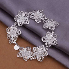 Sterling 925 Silver Bracelet925 Silver Jewelry Design Flower Bracelet317 ELY