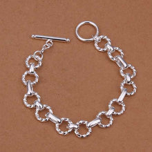 silver Braceletsilver plated JewelrySingle Kink Wave To Bracelet321 ELY