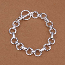 silver Braceletsilver plated JewelrySingle Kink Wave To Bracelet321 ELY