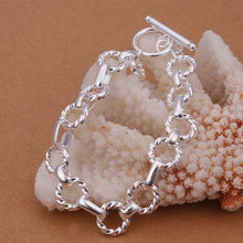 silver Braceletsilver plated JewelrySingle Kink Wave To Bracelet321 ELY