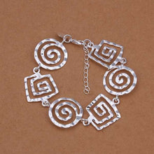 silver Braceletsilver plated JewelryThread Bracelet324 ELY