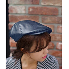 Men Women Flat Cap Visor Cap Beret Flat Leather Cap 1STL ELY