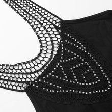 Women Black Backless Sleeveless Tank Top Sexy O-Neck Vest Shirt Cotton Blend Casual Hang Necklace Off-The-Shoulder ELY