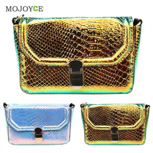 Vintage Chain Women Leather Handbags Crossbody Satchel Women Messenger Bags Serpentine Pattern Women Bags Bolsa Feminina ELY