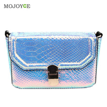 Vintage Chain Women Leather Handbags Crossbody Satchel Women Messenger Bags Serpentine Pattern Women Bags Bolsa Feminina ELY
