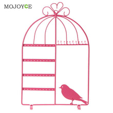 Iron Wall Jewelry Earring Organizer Hanging Holder Necklace Display Stand Rack ELY