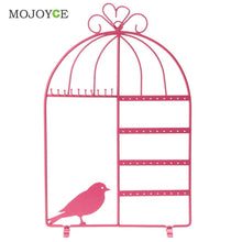 Iron Wall Jewelry Earring Organizer Hanging Holder Necklace Display Stand Rack ELY