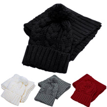 Knitted Women Hat Scarf Two Piece Sets Beanies Knit Crochet Beanies Cap Hats For Women Warm Scarf And Hat Twist Knitted ELY