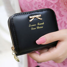 Korea Faux Leather Women Wallets Multi-Cards Position Short Zipper Purse Wallet Card Holder Handbag Day Clutches ELY