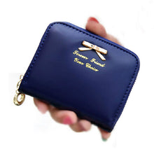Korea Faux Leather Women Wallets Multi-Cards Position Short Zipper Purse Wallet Card Holder Handbag Day Clutches ELY