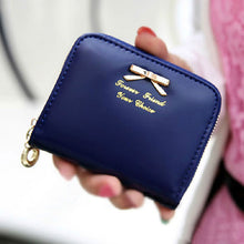 Korea Faux Leather Women Wallets Multi-Cards Position Short Zipper Purse Wallet Card Holder Handbag Day Clutches ELY