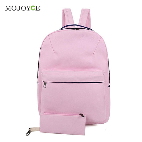 Korean Style Candy Color Canvas Backpack School Bags for Teenagers Leisure Backpack Women Backpacks For Teenage Girls Mochila ELY