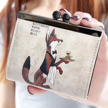 Korean Women Girl Graffiti Printed Purse Printing Crown Wallet Card Holder PU Leather Cartoon Wallet Purse Clutch 1STL ELY