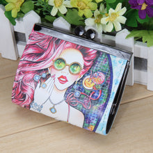 Korean Women Girl Graffiti Printed Purse Printing Crown Wallet Card Holder PU Leather Cartoon Wallet Purse Clutch 1STL ELY