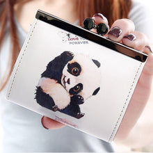 Korean Women Girl Graffiti Printed Purse Printing Crown Wallet Card Holder PU Leather Cartoon Wallet Purse Clutch 1STL ELY