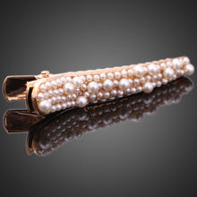 Korean Women Simple Imitation Pearl Rhinestone Hair Clip Barrette Bobby Pin 1STL ELY