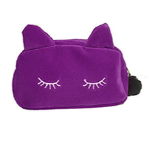 Lady Cosmetic Bag Pouch Makeup Bag Women Cosmetic Makeup Case Travel Organizer Cute Cat Organizador ELY