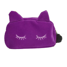 Lady Cosmetic Bag Pouch Makeup Bag Women Cosmetic Makeup Case Travel Organizer Cute Cat Organizador ELY