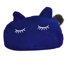 Lady Cosmetic Bag Pouch Makeup Bag Women Cosmetic Makeup Case Travel Organizer Cute Cat Organizador ELY