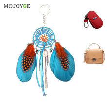 Lake Blue Dream with Feather Dreamcather Keyring Wall Hanging Decoration Key Chain Gift 1STL ELY