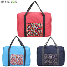 Large Capacity Treval Bag Foldable Waterproof Luggage Duffle Bag Floral Printing Handbag Organizer Tote Bolso Bolsa Feminina ELY