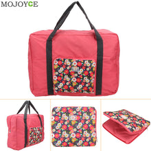 Large Capacity Treval Bag Foldable Waterproof Luggage Duffle Bag Floral Printing Handbag Organizer Tote Bolso Bolsa Feminina ELY