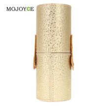 Leather Cosmetic Case Storage Makeup Bags Organizer Brush Tube Holder Cup 1STL ELY