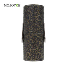 Leather Cosmetic Case Storage Makeup Bags Organizer Brush Tube Holder Cup 1STL ELY