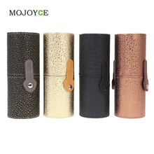 Leather Cosmetic Case Storage Makeup Bags Organizer Brush Tube Holder Cup 1STL ELY