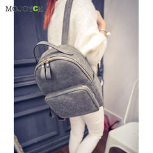 Leisure Matte Leather Mochila Feminina Embroidery Abrasive Backpack Women School Bags for Teenagers Bagpack Bolsa Back Pack ELY