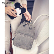 Leisure Matte Leather Mochila Feminina Embroidery Abrasive Backpack Women School Bags for Teenagers Bagpack Bolsa Back Pack ELY