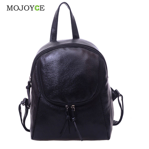 Leisure Women Backpack Waterproof PU Leather Schoolbag Rucksacks for Women Girl Small Travel Backpack Bolsa Feminina1STL ELY