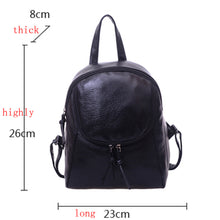 Leisure Women Backpack Waterproof PU Leather Schoolbag Rucksacks for Women Girl Small Travel Backpack Bolsa Feminina1STL ELY