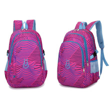Leisure Zebra Print Students Nylon Travel Backpack School Bag Waterproof Women Men Casual Backpack Rucksack Mochilas Bag Pack ELY