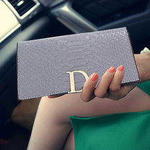 Long Designer Women Wallets Clutch Ladies Leather Purse Handy Bag Card Holder Money Wallets Ladies Wallet Long Purses ELY